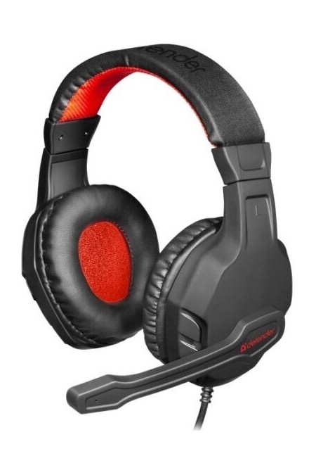Компьютерная гарнитура Defender Сujo (64505) (черный/красный) 1