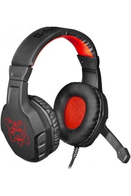 Компьютерная гарнитура Defender Сujo (64505) (черный/красный) 2