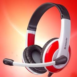 Компьютерная гарнитура Defender Warhead G-120 (64098) (красный/белый)