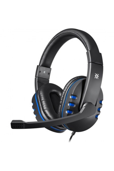 Компьютерная гарнитура Defender Warhead G-160 (64118) (черный/синий) 