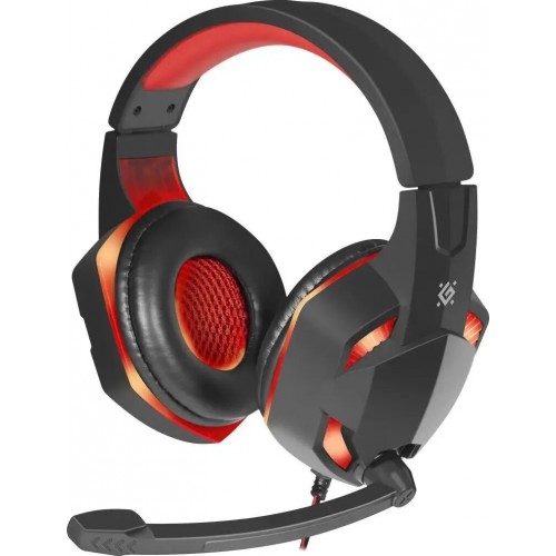 Компьютерная гарнитура Defender WARHEAD G-370 (64037) (черный/красный) 2