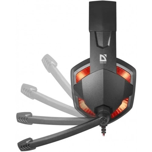 Компьютерная гарнитура Defender WARHEAD G-370 (64037) (черный/красный) 6
