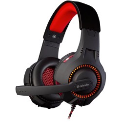 Компьютерная гарнитура Defender Warhead G-450 (64146) (черный/красный)