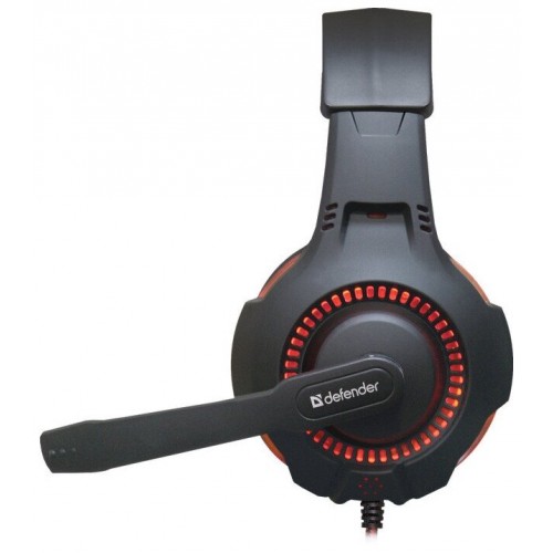 Компьютерная гарнитура Defender Warhead G-450 (64146) (черный/красный) 2