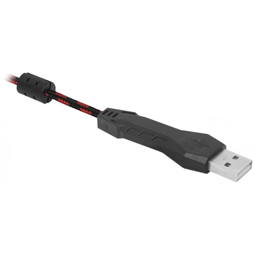 Компьютерная гарнитура Defender Warhead G-450 (64146) (черный/красный) 3