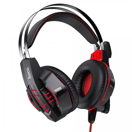 Компьютерная гарнитура HOCO W102 Cool tour gaming (красный) 3