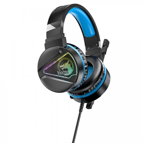 Компьютерная гарнитура HOCO W104 Drift gaming (синий/черный) 1