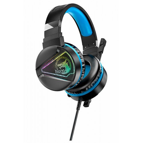 Компьютерная гарнитура HOCO W104 Drift gaming (синий/черный) 3