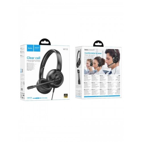 Компьютерная гарнитура HOCO W112 (черный) 3