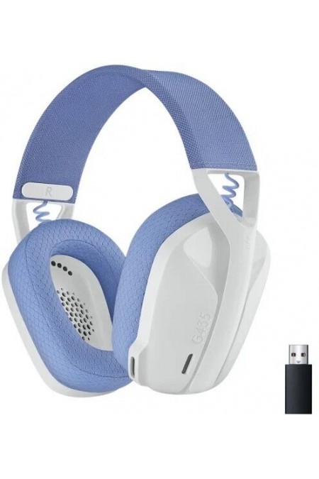 Компьютерная гарнитура Logitech G G435 (981-001077) (белый/синий) 