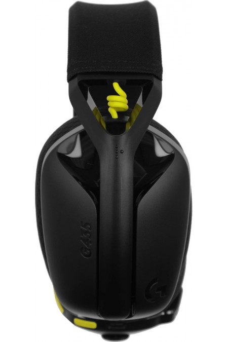 Компьютерная гарнитура Logitech G G435 (черный/неоновый желтый) 2