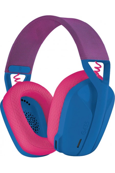 Компьютерная гарнитура Logitech G G435 (синий/розовый) 3