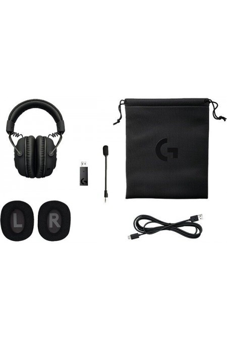 Компьютерная гарнитура Logitech G PRO X Lightspeed (981-000907) (черный) 2