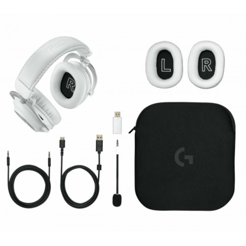 Компьютерная гарнитура Logitech G PRO X2 Lightspeed (981-001269) (белый) 5