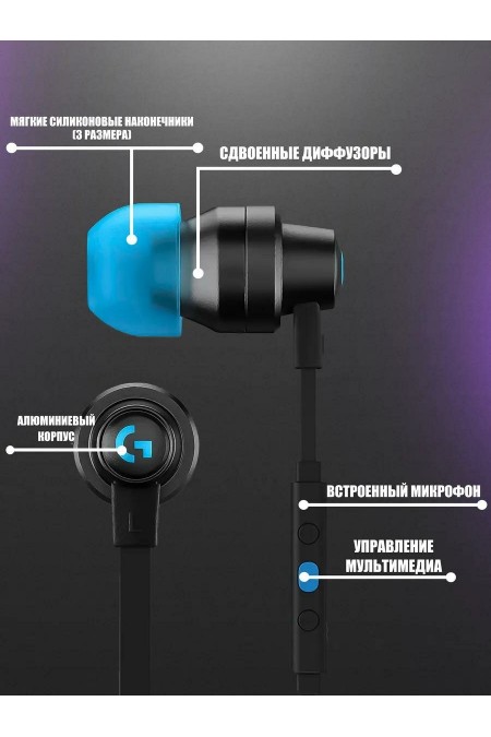 Компьютерная гарнитура Logitech G333 (черный) 5