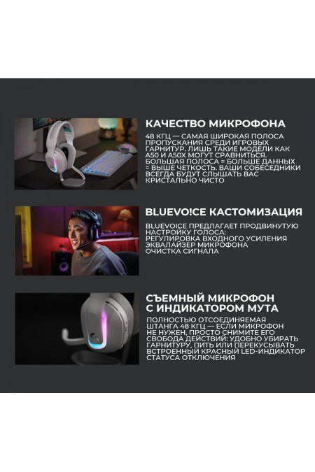 Компьютерная гарнитура Logitech G522 (981-001550) (белый) 2