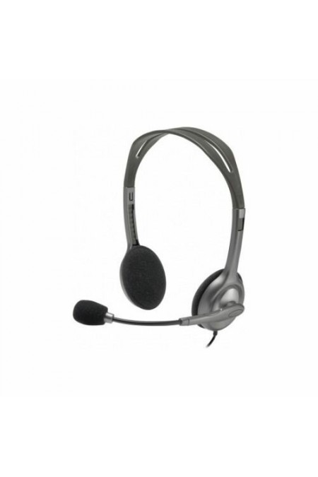 Компьютерная гарнитура Logitech H110 (981-000271) (серый) 