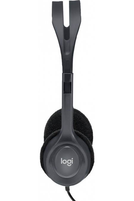 Компьютерная гарнитура Logitech H111 (черный/серый) 1
