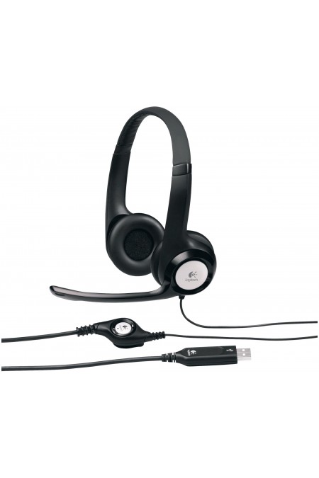 Компьютерная гарнитура Logitech H390 (981-000406) (черный) 