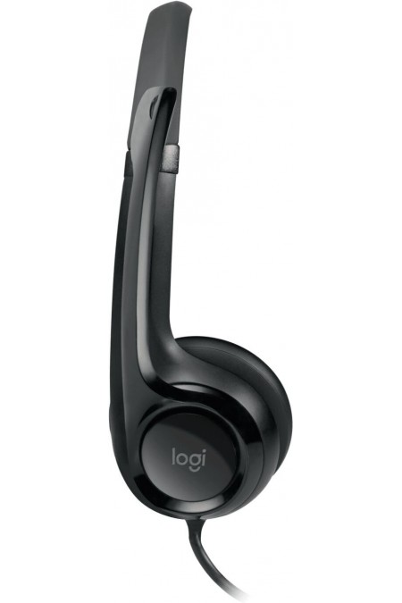 Компьютерная гарнитура Logitech H390 USB (981-000803) (черный) 6