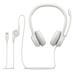 Компьютерная гарнитура Logitech Headset H390 USB (белый)