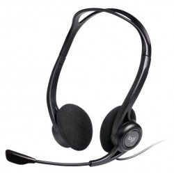 Компьютерная гарнитура Logitech PC Headset 960 USB (981-000100) (черный)