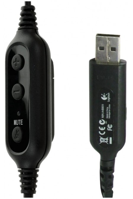 Компьютерная гарнитура Logitech PC Headset 960 USB (981-000100) (черный) 1
