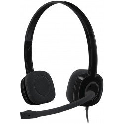 Компьютерная гарнитура Logitech Stereo Headset H151 (981-000589) (черный)