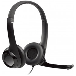 Компьютерная гарнитура Logitech Stereo Headset H390 (981-000014) (черный)