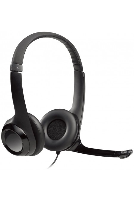 Компьютерная гарнитура Logitech Stereo Headset H390 (981-000014) (черный) 