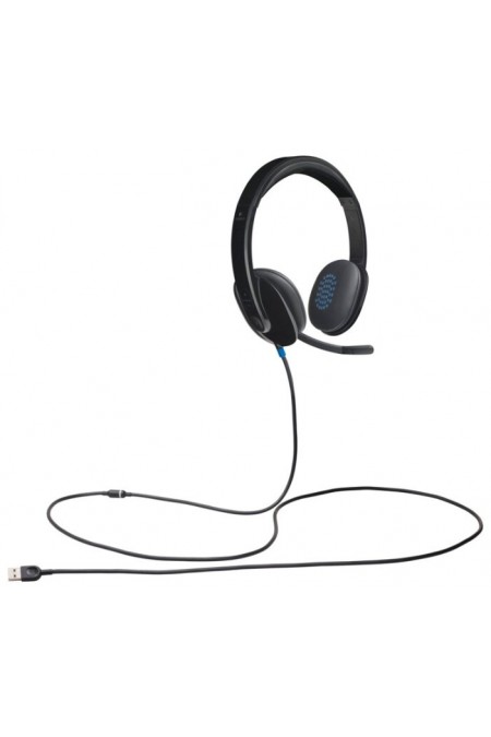 Компьютерная гарнитура Logitech USB Headset H540 (981-000480) (черный) 