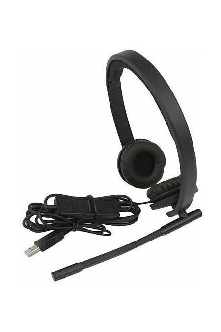 Компьютерная гарнитура Logitech VC USB Headset Stereo H570e (981-000575) (черный) 3