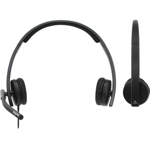 Компьютерная гарнитура Logitech VC USB Headset Stereo H570e (981-000575) (черный) 5
