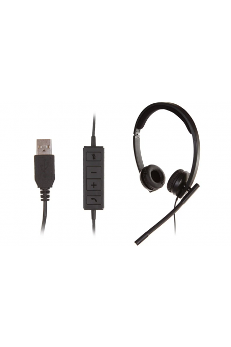 Компьютерная гарнитура Logitech VC USB Headset Stereo H570e (981-000575) (черный) 4