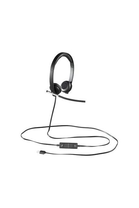Компьютерная гарнитура Logitech VC USB Headset Stereo H650e (981-000519) (черный) 