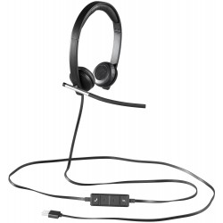 Компьютерная гарнитура Logitech VC USB Headset Stereo H650e (981-000519) (черный)