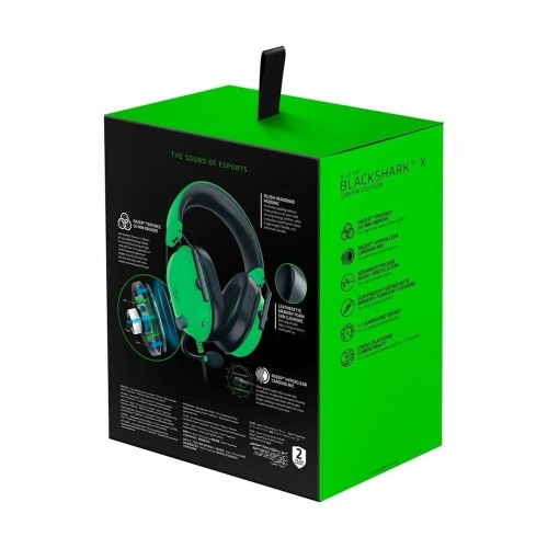Компьютерная гарнитура Razer Blackshark V2 X (RZ04-03240600-R3M1) (зеленый/черный) 6
