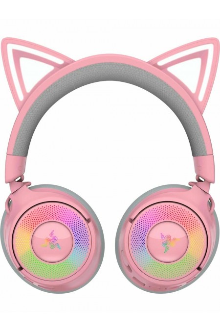 Компьютерная гарнитура Razer Kraken Kitty V3 Pro Quartz (RZ04-05170200-R3M1) (розовый/серый) 6