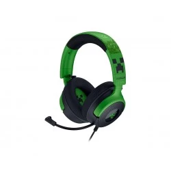 Компьютерная гарнитура Razer Kraken V4 X Minecraft Edition (RZ04-05180200-R3M1) (черный/зеленый)