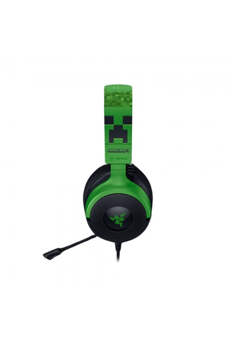 Компьютерная гарнитура Razer Kraken V4 X Minecraft Edition (RZ04-05180200-R3M1) (черный/зеленый) 2