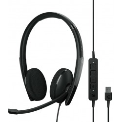 Компьютерная гарнитура Sennheiser ADAPT 160 USB Double-sided HS USB (Ex 508315) (черный)