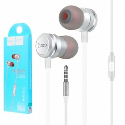 Наушники Hoco M16 (серебристый) 5