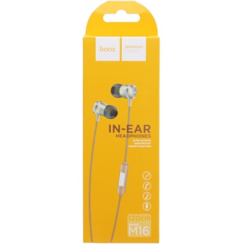 Наушники Hoco M16 (золотистый) 4