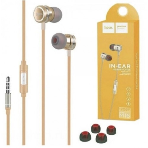 Наушники Hoco M16 (золотистый) 5