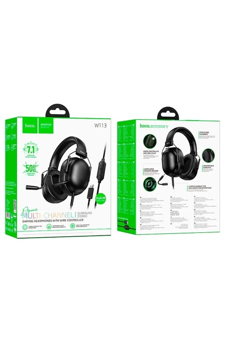 Наушники Hoco W113 Dynamic (черный) 8