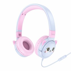 Наушники HOCO W61 (голубой/розовый)