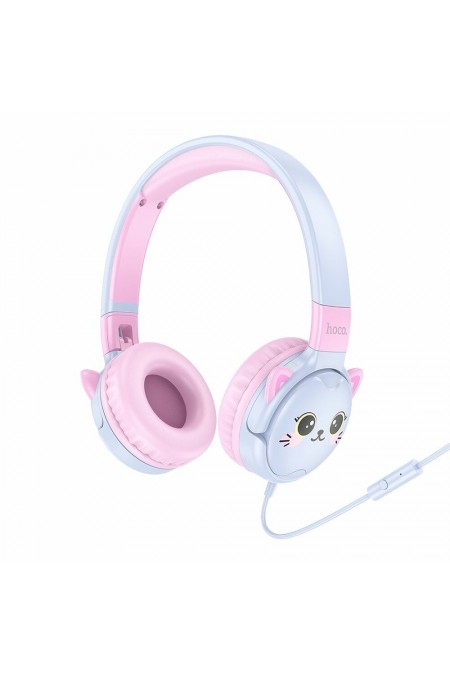 Наушники HOCO W61 (голубой/розовый) 