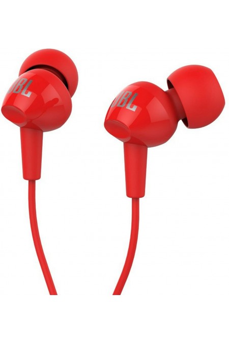 Проводные наушники JBL C100SI (красный) 