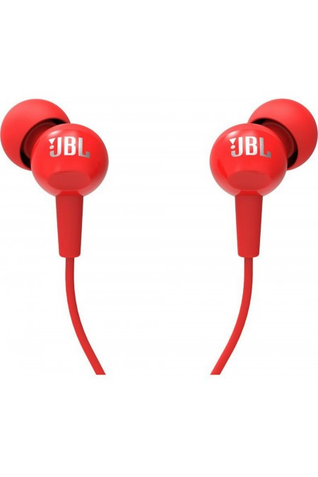 Проводные наушники JBL C100SI (красный) 2