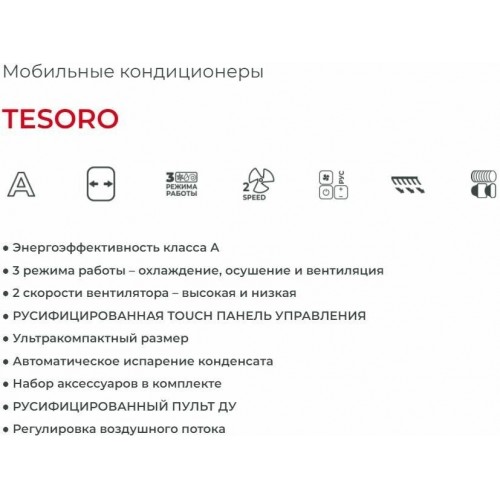 Мобильный кондиционер Royal Clima RM-TS22CH-E (белый) 4